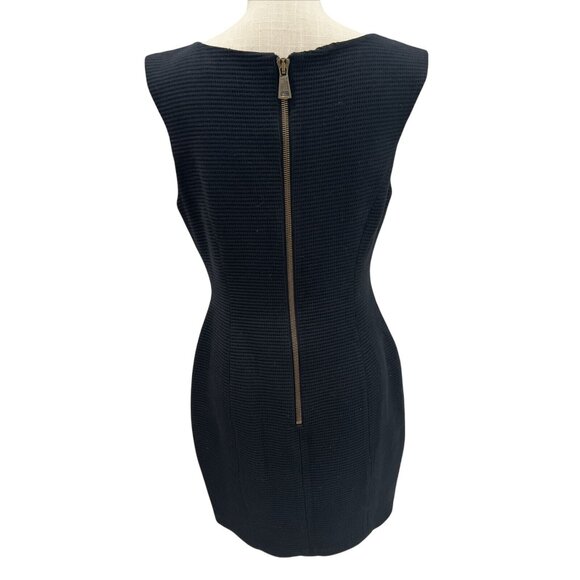 Tracy Reese Womens Sleeveless Black & Tan Textured Dress Size 8 - Picture 4 of 11